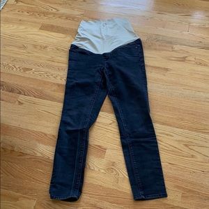 Black Washed Maternity Jeans from Loft